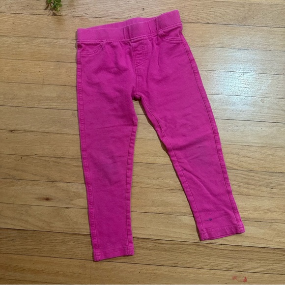2/$10 Sale! Dark Pink and Light Pink and Gold Pants Size 5 - Picture 4 of 9